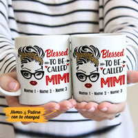 Personalized Blessed To Be Called Grandma Mug OB151 87O53 thumb 1