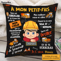 Personalized Gift For Grandson French Hug This Pillow 30735 thumb 1