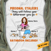 Personalized Dog Mom Bathroom Follow T Shirt AP152 81O34 1