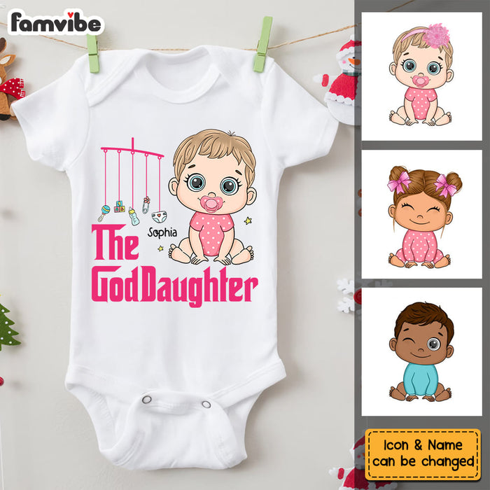 Personalized Gift For Granddaughter The Goddaughter GodBaby Baby Onesie 30255 1