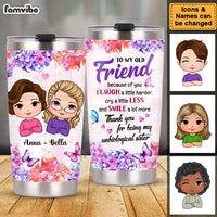 Personalized Gift For Friends To My Old Friend Steel Tumbler 32294 thumb 1