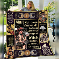 Magical Witch Halloween Fleece Blanket JL203 73O57 thumb 1