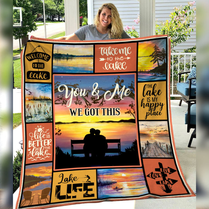 Lake You And Me Fleece Blanket JL12 30O58 1