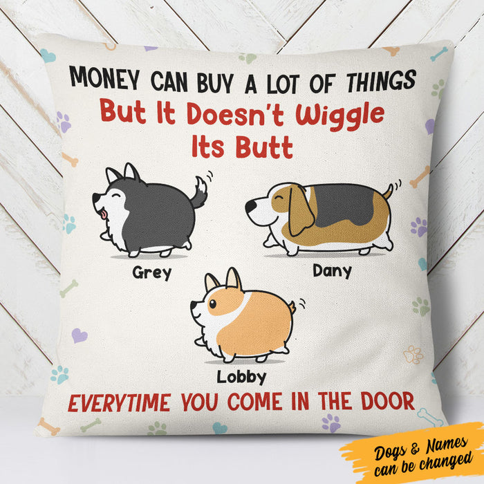 Personalized Dog Wiggle Butt  Pillow SB243 81O58  (Insert Included) 1