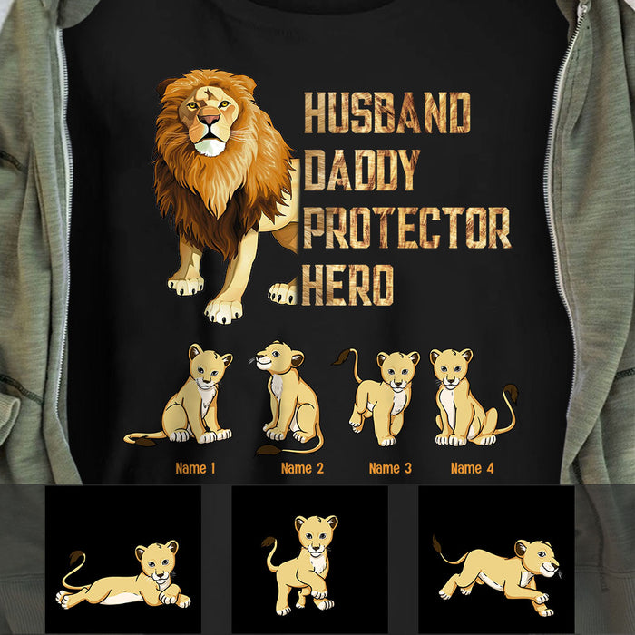 Personalized Dad Lion T Shirt MY193 30O58 1