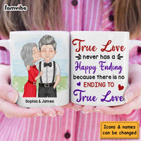 Personalized Couple Gift There Is No Ending To True Love Mug 31241 thumb 1