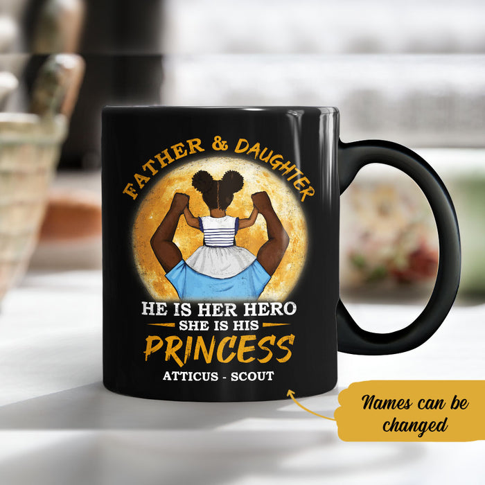 Personalized BWA Dad And Daughter Best Friend Mug AG122 65O58 1