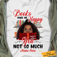 Personalized BWA Books Make Me Happy T Shirt AG301 28O65 thumb 1