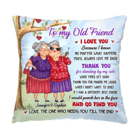 Personalized Gift For Friends To My Old Friend Pillow 30920 thumb 1