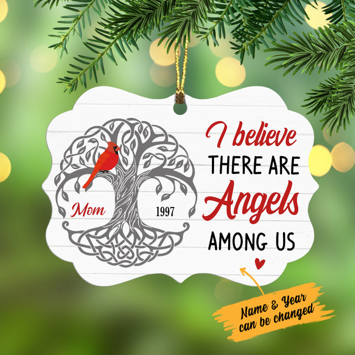 Personalized Cardinal Memorial Mom Dad Benelux Ornament NB164 30O34 1