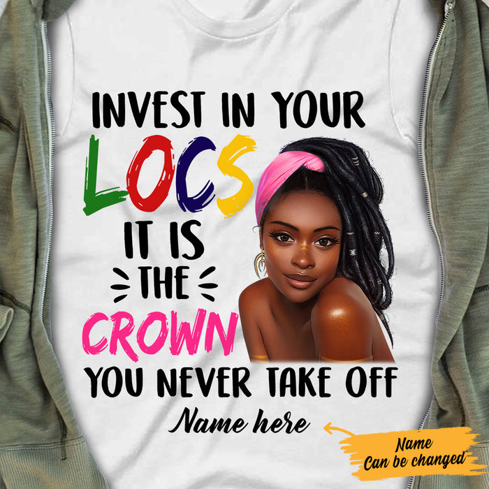 Personalized BWA Locs The Crown You Never Take Off T Shirt AG313 67O57 1