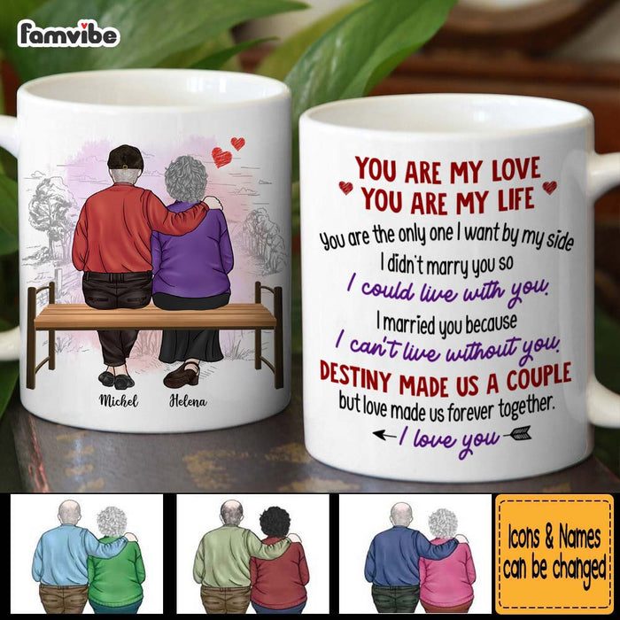 Personalized Couple Gift You Are My Love You Are My Life Mug 31267 1