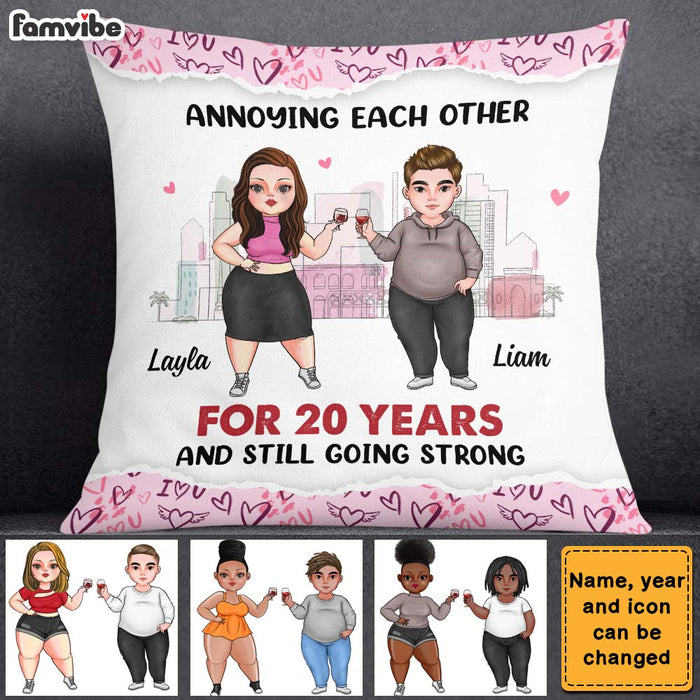 Personalized Couple Annoying Each Other Pillow 22715 1