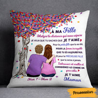 Personalized French Maman Grand-mère Tree Mom Grandma Pillow AP293 65O47 (Insert Included) thumb 1