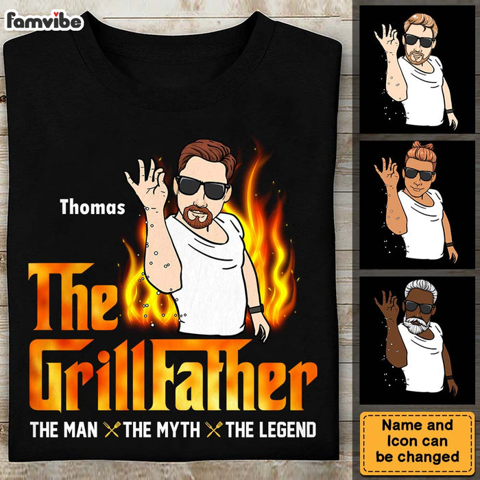 Personalized Gift For Grill Dad Shirt - Hoodie - Sweatshirt 26141 1