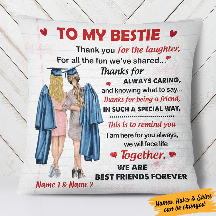 Personalized Graduation Friends Pillow MR61 26O36 (Insert Included) 1