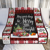 Red Truck Christmas Blanket AU1601 90O34 thumb 1