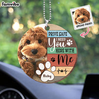 Personalized Gift For Dog Lovers Drive Safe Ornament 31603 thumb 1