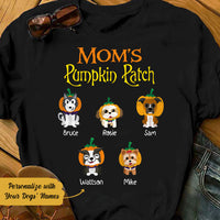 Personalized Moms Pumpkin Patch Dog  Halloween T Shirt JL241 73O58 thumb 1