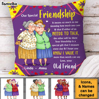 Personalized Gift For Old Friends Gift That I Treasure Pillow 30861 thumb 1