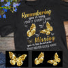 Personalized Butterflies Memorial T Shirt AP75 67O60 1