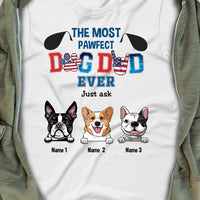 Personalized Dog Dad T Shirt MY112 26O58 thumb 1