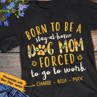 Personalized Sunflower Dog Mom  T Shirt JN121 67O36 thumb 1