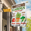 Personalized Plant Smiles Grow Love Garden Gardening Flag AG211 67O47 1