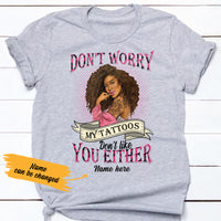 Personalized BWA Tattoos Don't Worry T Shirt AG283 26O36 thumb 1