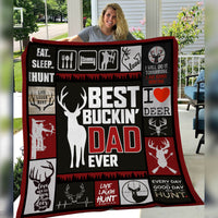 Hunting Dad Blanket NB272 87O34 thumb 1