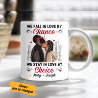 Personalized BWA Couple Stay In Love By Choice Mug AG261 65O36 thumb 1