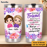 Personalized Gift For Friends To My Old Friend Steel Tumbler 32294 thumb 1