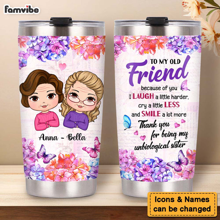 Personalized Gift For Friends To My Old Friend Steel Tumbler 32294 1