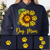 Personalized Sunflower Dog Mom Hoodie DB32 67O57 1