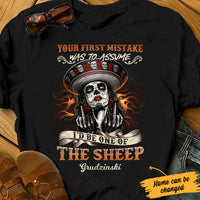 Personalized Skull Your First Mistake T Shirt JL302 95O34 thumb 1