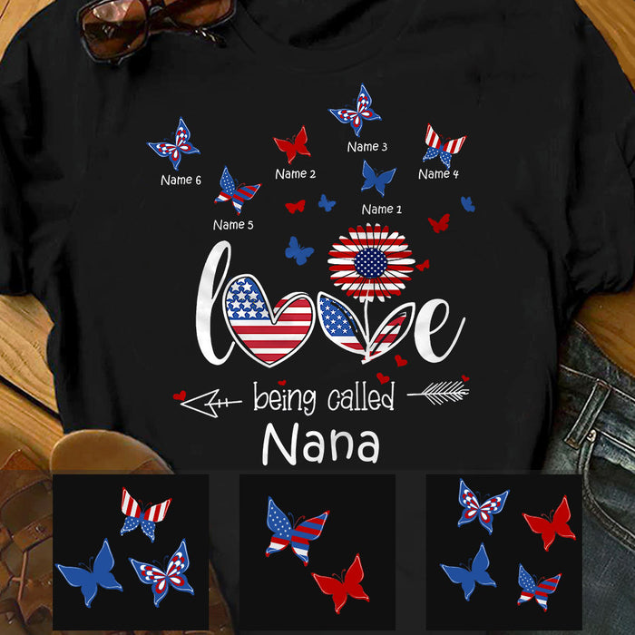 Personalized Mom Grandma Love Being T Shirt MY271 30O58 1