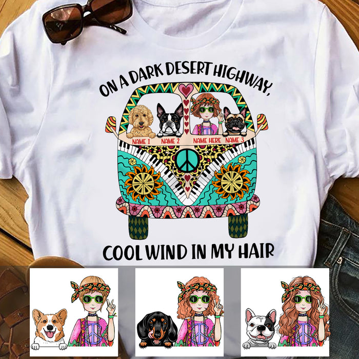Personalized Cool Wind In My Hair Dog T Shirt MR152 73O36 1