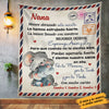 Personalized Spanish Abuela Elephant Grandma Blanket AP143 65O58 1