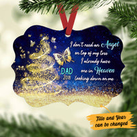 Personalized Memorial Butterflies Angel Benelux Ornament NB122 65O36 thumb 1