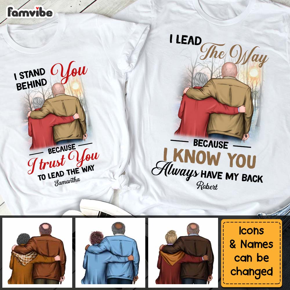 Personalized Gifts For Couple Lead The Way Couple T Shirt 31462 Primary Mockup