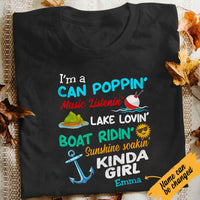 Personalized Lake Fishing Kinda Girl T Shirt JN254 81O47 thumb 1