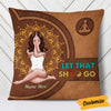 Personalized Yoga Girl Pillow NB201 87O53 1