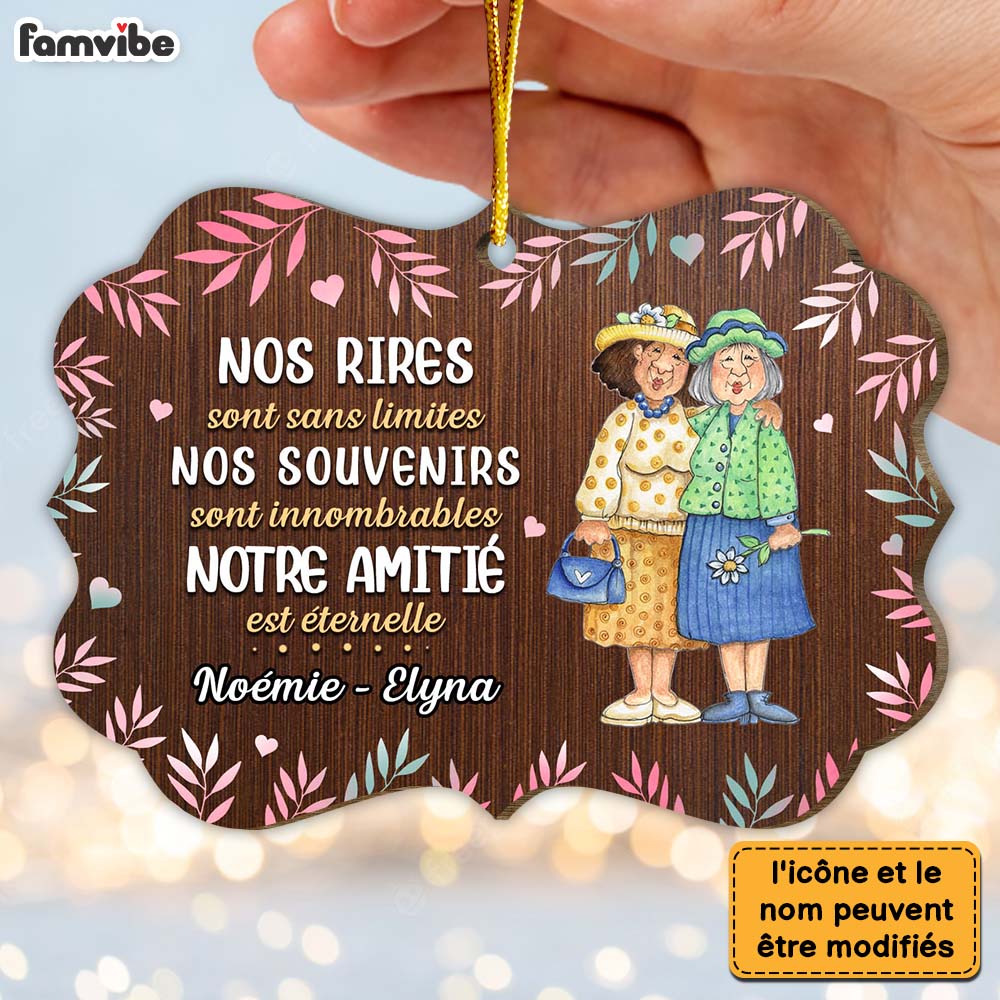 Personalized Gift For Friends French Benelux Ornament 30383 Primary Mockup