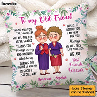 Personalized Gift To My Old Friends Pillow 30492 thumb 1