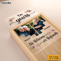 Personalized Couple I'm Yours No Returns Or Refunds Picture Frame Light Box 31310 thumb 1