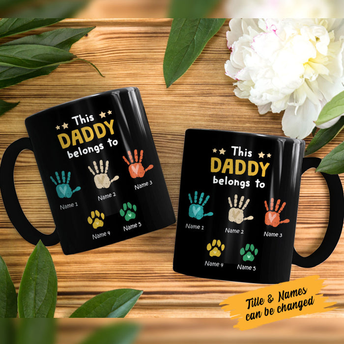 Personalized This Dad Belongs To Mug MY142 30O58 1