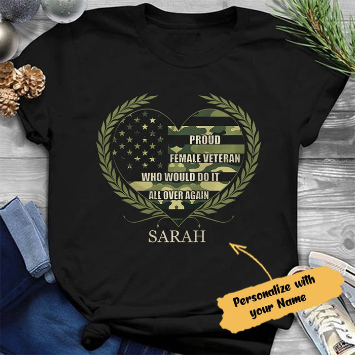Personalized Female Veteran T Shirt JN43 95O65 1
