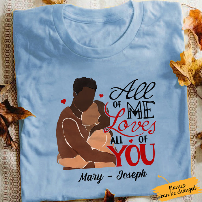 Personalized BWA Couple All Love All T Shirt AG263 65O65 1