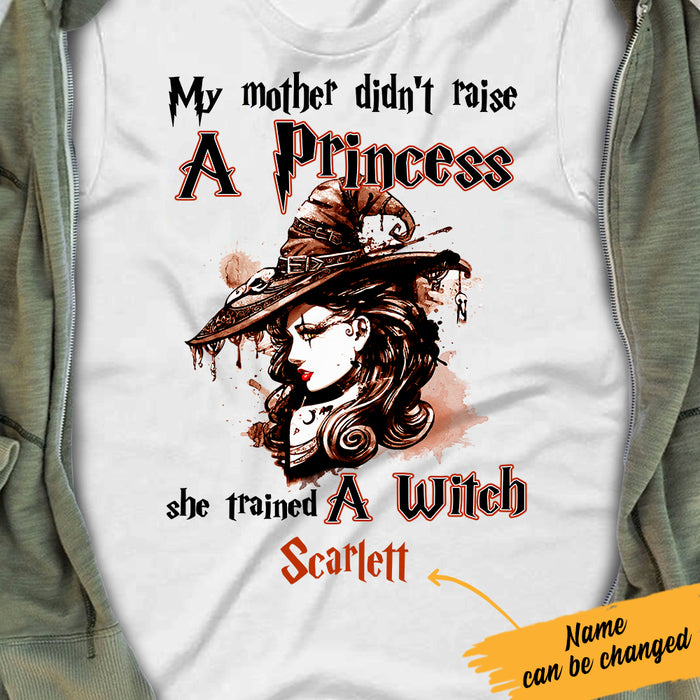 Personalized Witch Halloween White T Shirt JL142 85O57 1