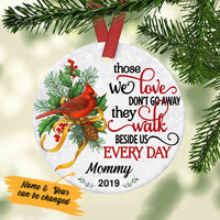 Products Personalized Cardinal Memorial Mom Circle Ornament NB121 67O57 thumb 1